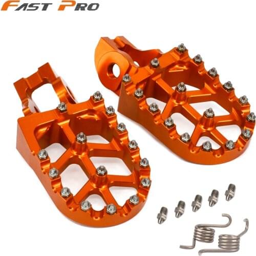CNC Foot Pegs Rest FootRest Footpeg Pedals For KTM SX XC XCW XCF XCW SXF EXCF TPI 85 125 150 250 300 350 450 500 2016-2021
