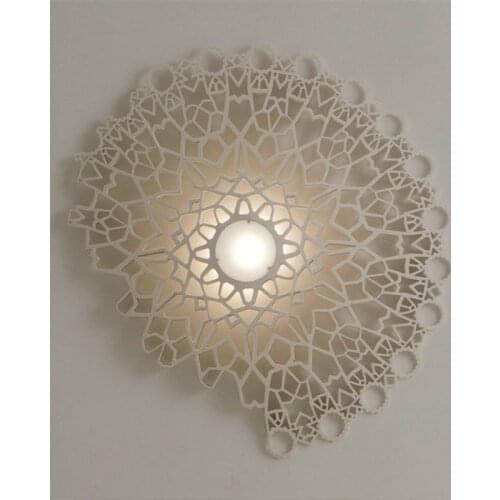 Post Modern D65/100cm Dimmable LED with Remote white gold wall light lamp honeycomb beehive style LED wall sconce light