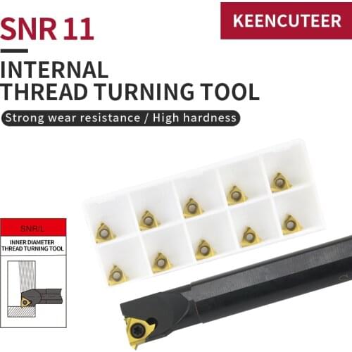 SNR0008K11 SNR0010K11 SNR0012M11 CNC Internal Thread Turning Tool rod 11IR Threaded Inserts Lathe SNR Holder