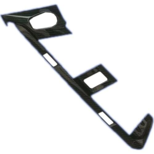 Carbon Fiber Black Inner Middle Air Vent Outlet Cover Protector Trim Decoration for BMW X3 G01 2018 2019 2020