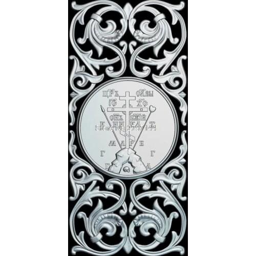 High quality New 3D model for cnc Panel Golgotha 3D carved figure sculpture machine in STL file Religion