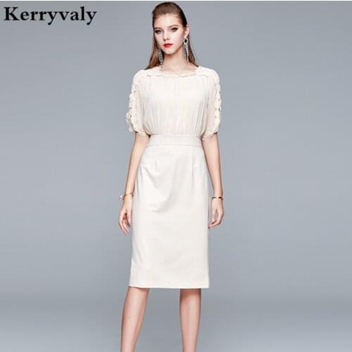 French Package Hip Embroidered Elegant Women Dress Ropa Mujer Verano 2021 Summer Black Office Dress Vestido Feminino K9813