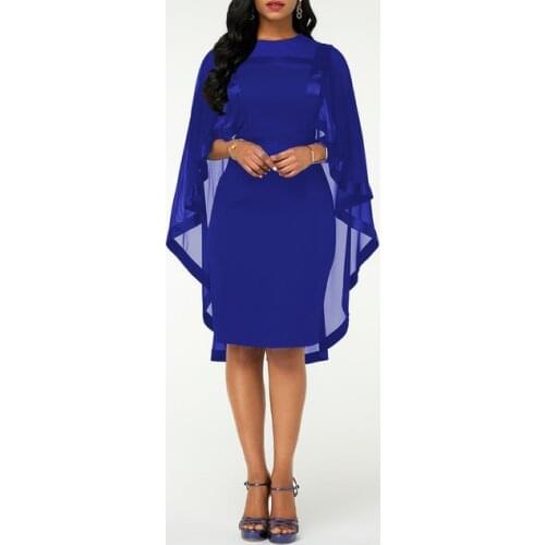 2020 Mother Dresses Suit Chiffon Elegant Wedding Party Gown Cloak Sleeve Spring Summer Dress Women Oversize Plus Size 5XL