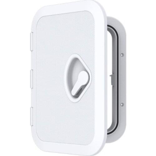 1PC Boat Deck Cover Anti-ultraviolet Cover Hatch Cover Single Handle ABS Square Marine Deck Cover 270x375mm