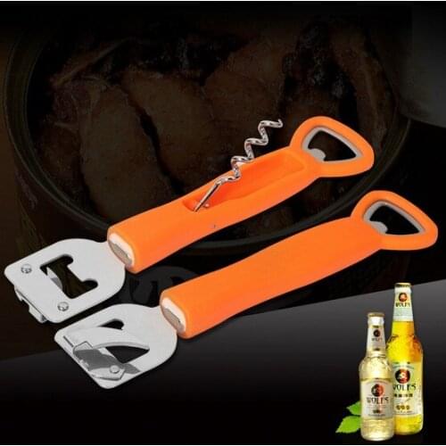 1PC Multifuntion Kitchen Gadgets Heavy Duty Classic S/Steel Can Opener Smooth Gear Tin Bottle Opener KX 183