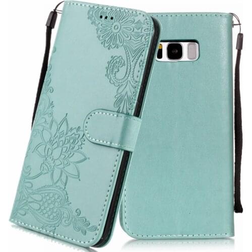 10pcs/lot free Lotus Dandelion flower Wallet Leather Case For Samsung Galaxy S9 S9 Plus A6 A6 Plus A8 A8 Plus J4 J6 J2 Pro 2018