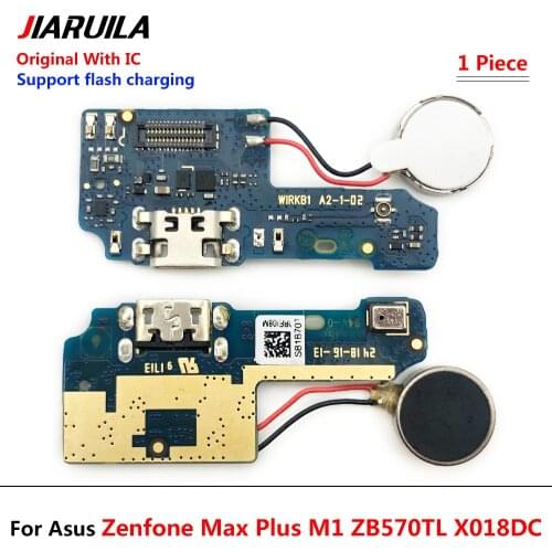 Micro USB Port Connector For Asus Zenfone Max Plus M1 ZB570TL X018DC Dock Connector Charging Port Flex Cable