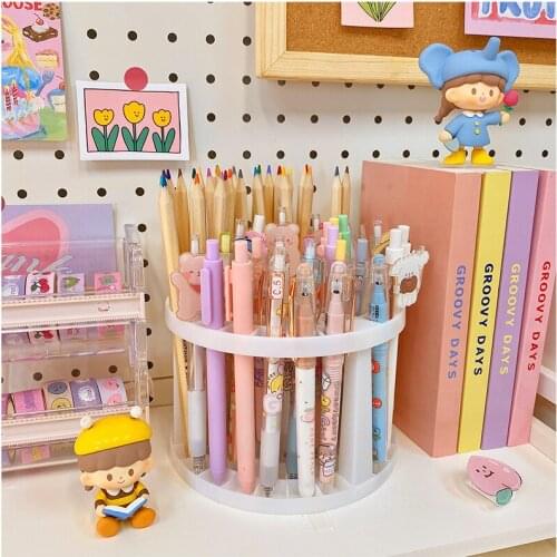 2-Layer Makeup Brush Holder Air Drying Rack Desktop Debris Organizer Shelf Detachable Pen Holder Cosmetic Brush Dryer Stand