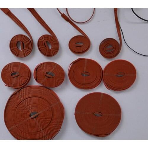 50mmx2000mm 350W 220V High quality flexible Silicone Heating belt heat tracing belt Silicone Rubber Pipe Heater waterproof