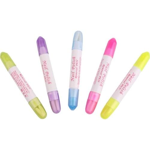 5pcs Nail Art Gel Nail Polish Remover Pen Manicure Cleaner Nail Polish Corrector Remover Pen UV Gel Polish Remover Wrap Tool