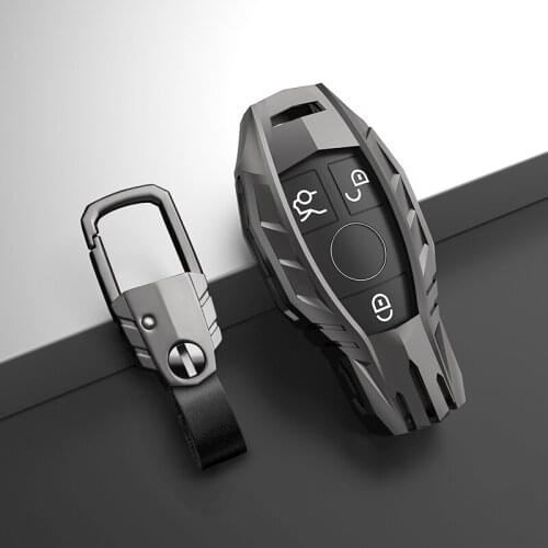 Car Key Case Cover For Mercedes Benz AMG A C E S series E200L E300L C260L E260 W204 W212 W176 CLA GLA Car Acessories key chains