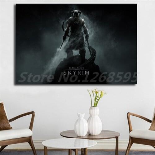Blades V Skyrim HD Wallpapers Canvas Posters Prints Wall Art Painting Decorative Picture For Modern Home Decoration