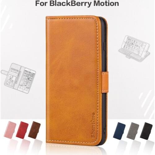 Flip Cover For BlackBerry Motion Business Case Leather Luxury With Magnet Wallet Case For BlackBerry Motion Phone Cover