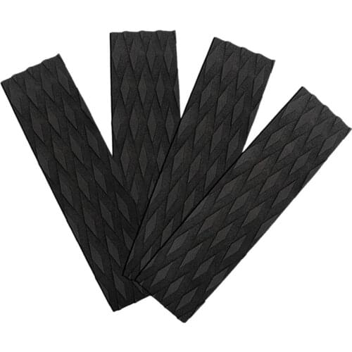 ELOS-4Pcs Surfboard Traction Pads EVA Surfing Skimboard Deck Traction Pads Anti-Slip Front Tail Pad for Surfboards,Kiteboard