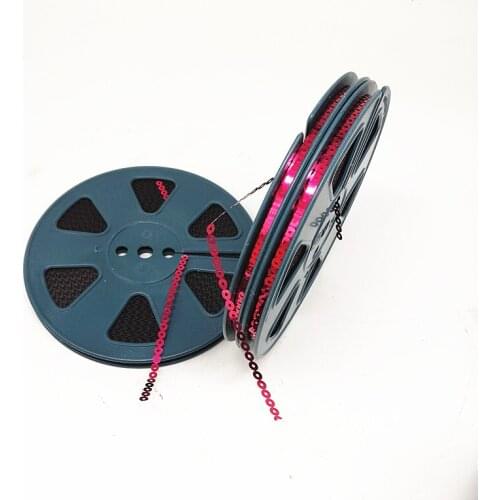 12pcs Embroidery accessories 5mm flat glitter sequin reel with length 95meters/reel sequins spangle CD for Garment