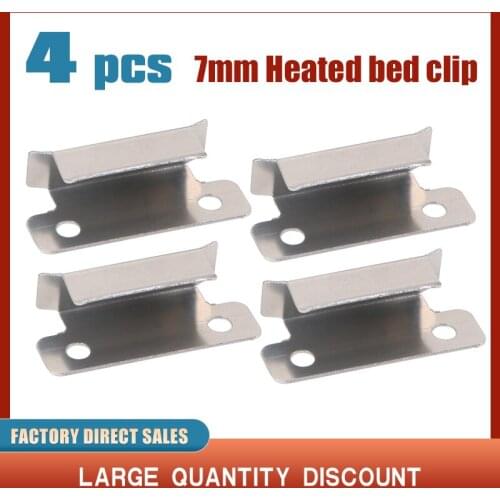 SANBrother 4pcs/lot 3D Printer Heated Bed Clips CLIP 7mm For A3S A5S 3D Printer