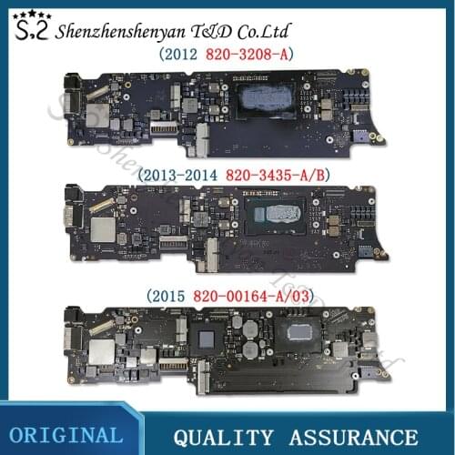 Original A1465 for MacBook Air 11" Motherboard 820-3208-A 820-3435-A/B 820-00164-A/03 Logic Board 2012 2013 2014 2015 Year