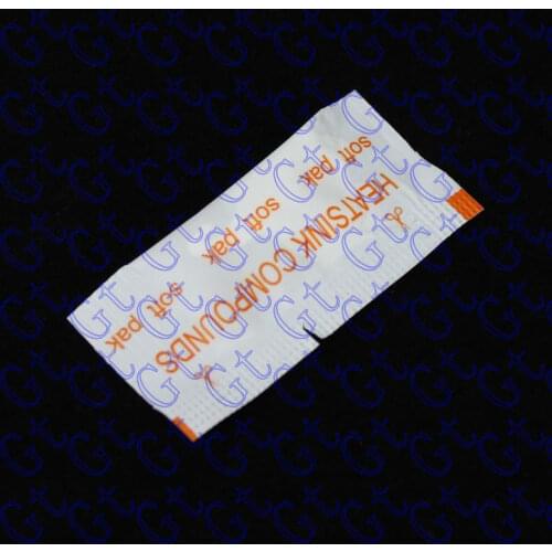 50pcs Mini Compound Silicone Rubber White for IC Chip CPU VGA Cooling