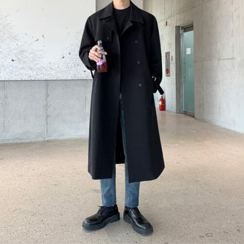 Mrza Gtxe Men's Long Trench Coats