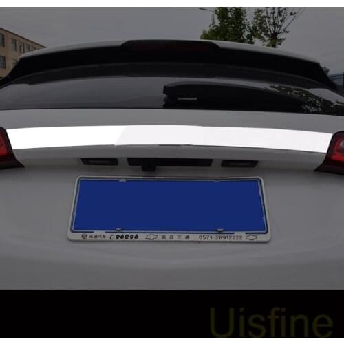 Stainless steel trunk trim strip Dedicated rear trim decoration car Accessories For Chevrolet Equinox 2017 2018 2019