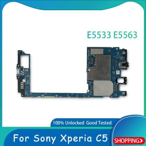 Good Tested Original Unlocked Motherboard Mainboard Logic Board For Sony Xperia C5 E5533 E5563 Motherboard With Full Chips