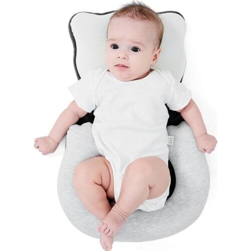 Unisex Infant Support Newborn Lounger Pillow Cute Bear Comfort Newborn Baby Nest Portable Snuggle Bed Mattress Prevent Flat Head