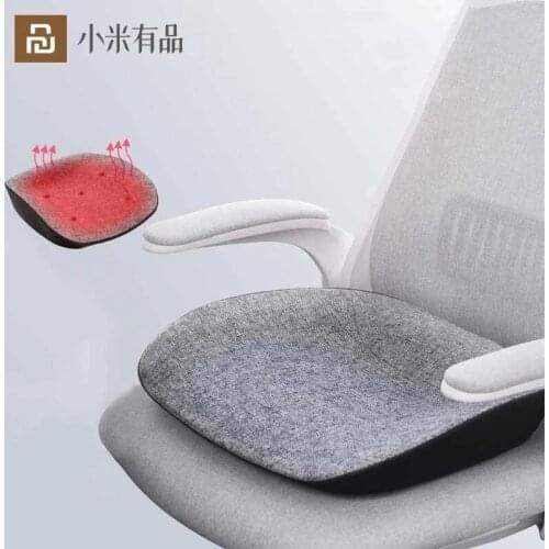 Youpin Seat Cushion Orthopedic 37°C Heating Cushion Office Chair Cushion Hip Car Seat Wheelchair Hips Massage Vertebrae Seat Pad