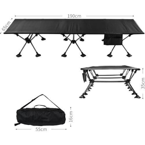 Camping moisture-proof high-quality folding bed Outdoor sports Field safety rest bed Outdoor camp bed New camping mat