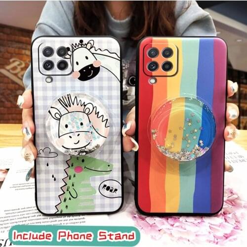 Cover Anti-knock Phone Case For Samsung Galaxy A22 4G/SM-A225F For Girls phone stand holder