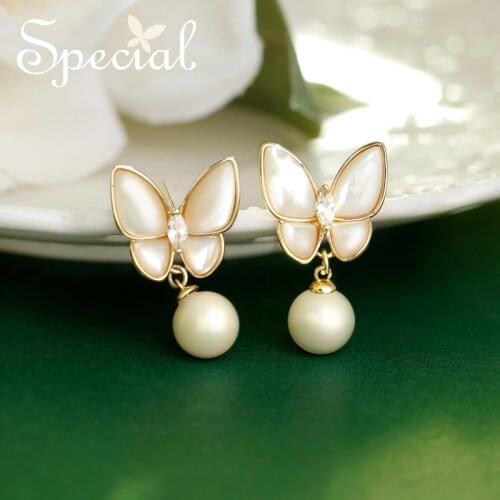 SPECIAL earrings earrings earrings female summer models niche tassel fairy girl butterfly 2021 new trendS3891E