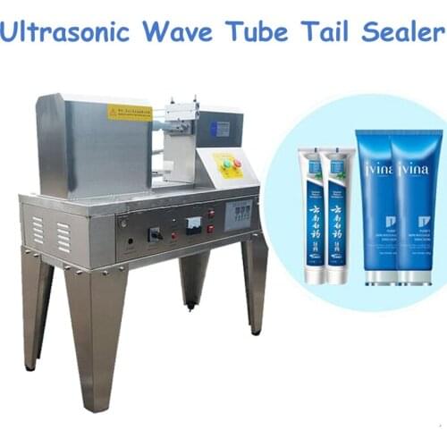 Ultrasonic Wave Tube Tail Sealer Hose Seals Tail Impulse Sealing Machine Packing Machine For Commodity QDFM-125
