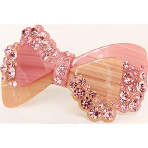 Butterfly Hair Barrette Clip - Classic Hair Ornament for Women Girls Beauty Hair Accessory Jewelry Tiara for Thick Hair Wear