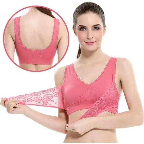 2020 Push Up Bras for Women New Style Cross Side Buckle Wireless Plus Size Women Sleep Bra Soft Bralette Top female underware