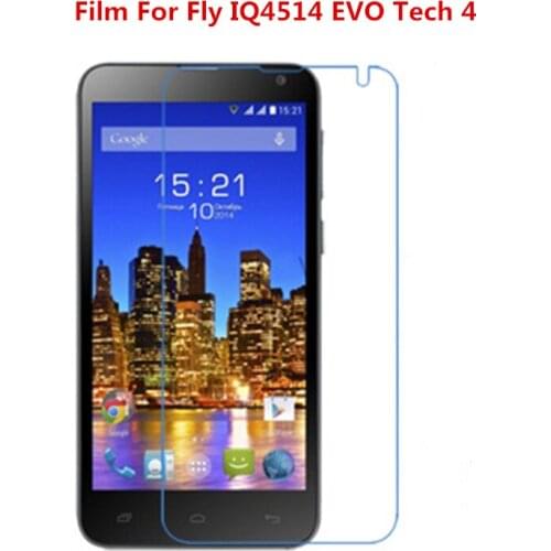 1/2/5/10 Pcs Ultra Thin Clear HD LCD Screen Protector Film With Cleaning Cloth Film For Fly IQ4514 EVO Tech 4