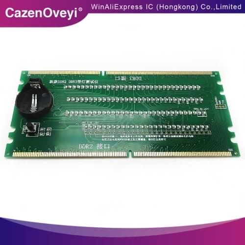 1pcs/lot DDR2 DDR3 illuminated with light tester tester combo desktop In Stock