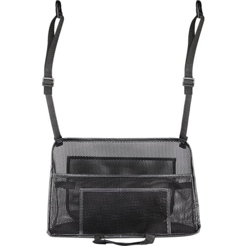 1Pc Car Seat Back Hanging Bag Auto Seat Storage Holder In-vehicle Pouch Black