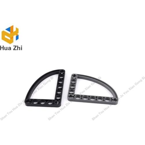 Building Blocks Parts 32251 10PCS Technic Beam 5 x 7 L-Shape with Quarter Ellipse Thin LEGOING MOCS Education