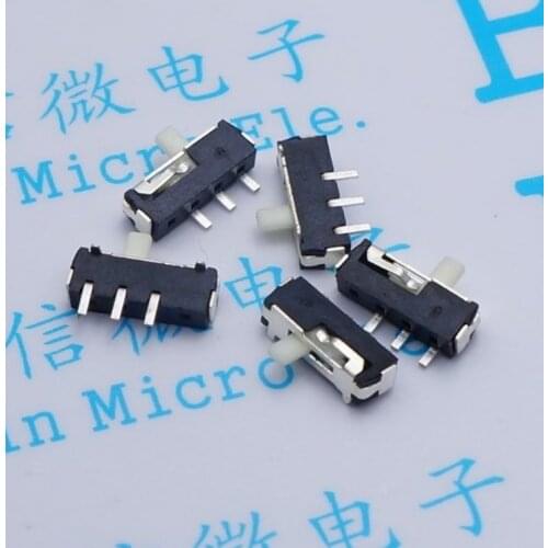 10Pcs/Lot Three-Legged Toggle Switch Three-Legged Switch 3P With Fixed Foot Three-Legged Sliding Three-Legged Switch