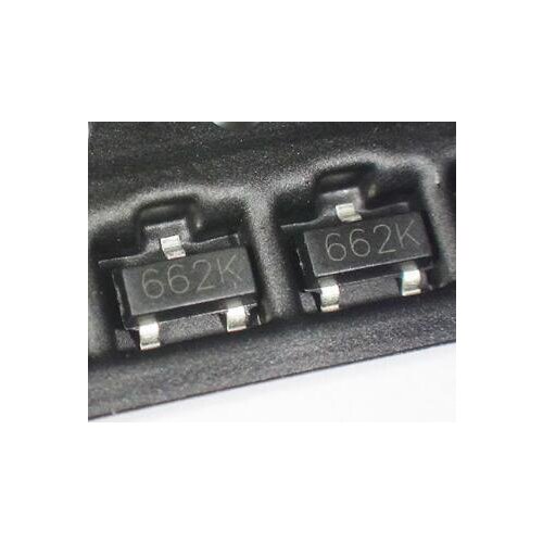 100PCS/LOT XC6206P332MR 662K Screen Printing SOT23 3.3V/0.5A Voltage Regulator Chip