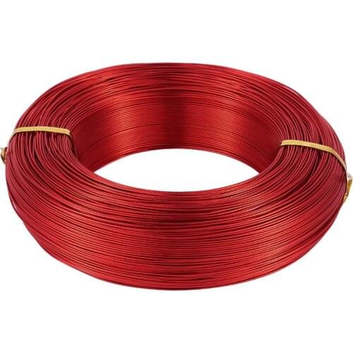 300m Aluminum Wire Black/Red Color 0.8mm Craft Handmade Jewelry DIY Making Accessories Wires 500g