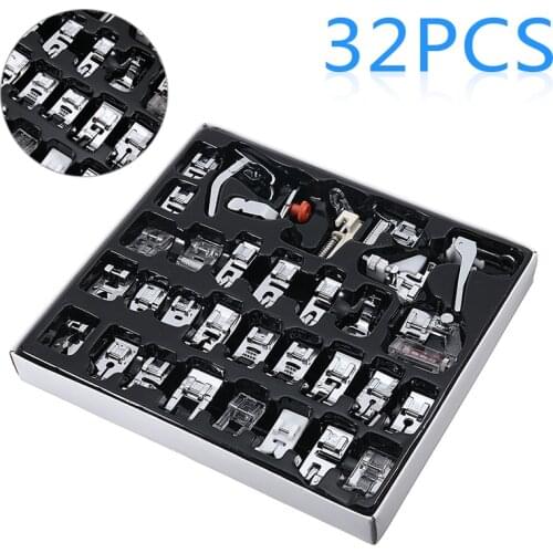 32Pcs Sewing Presser Foot Kit Accessories Set Multifunction Household Sewing Machine Tools Parts