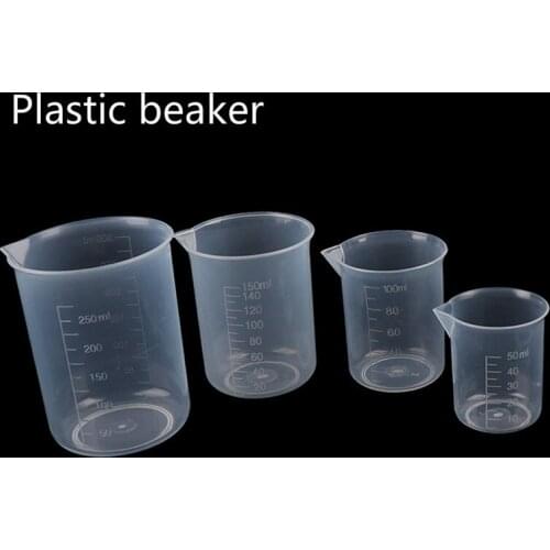 50/100/150/250ML Clear Plastic Liquid Measuring Cups handmade DIY Jewelry Making For epoxy Resin cup Silicone Mold Tool