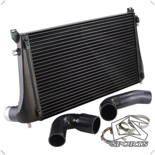 70MM Competition Intercooler Fit For MK7 GTI Golf R VAG 1.8T 2.0T 8V A3 S3 Inlets