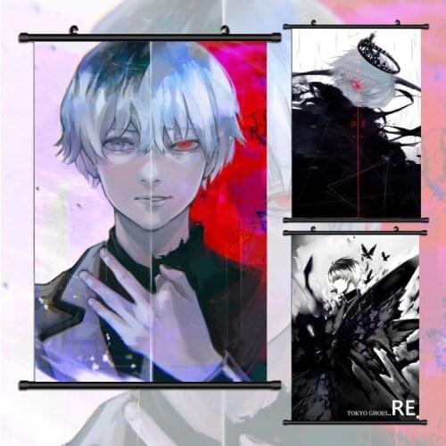 Anime Tokyo Ghoul Poster Wall Art Home Decor High Quality Tarpaulin Scroll Painting Artwork Living Room Decoration