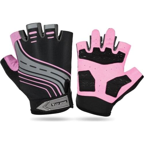 Summer Breathable Cycling Gloves MTB Bike Motorcycle Bicycle Gloves Anti Slip Fingerless Gloves Women Men Cycling Equipment