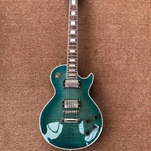 Hot Sale Rosewood Fingerboard Electric Guitar Maple Top Chrome Hardware Free Shipping