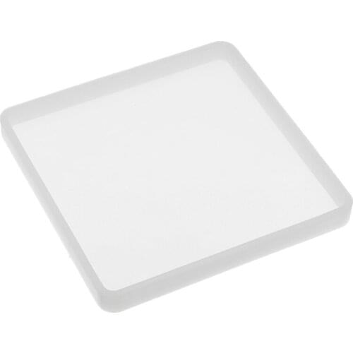 Square Coaster Silicone Mold Large Epoxy Resin Molds Handmade Crafts DIY Jewelry Making Tools