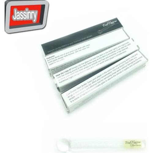 Jassinry 2018 latest transparent borosilicate glass Pool cue doctor dent buffer for shafts Billiards cue repairer tools