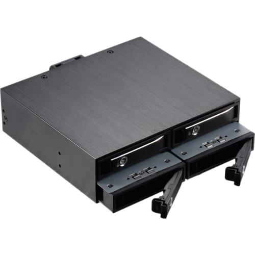 Optical Drive 5.25 Inch Expand Four SATA III 6Gbps 2.5-Inch SATA Internal Hard Drive Extraction Cassette With Fan For PC