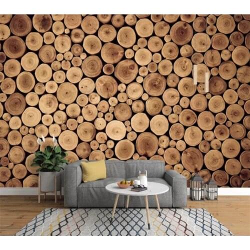 Custom wallpaper 3d mural retro nostalgic European style wood lumber wall mural background wall papers home decor papel de pared
